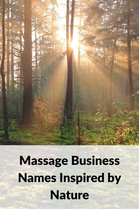 850 Creative And Unique Massage Business Names Mblexguide