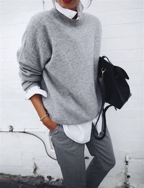 The Grey That Is Far From Boring Fall Outfits For Work Casual