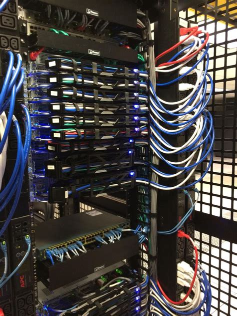 Installing A New Server Rack With Cisco Gigabit Switch