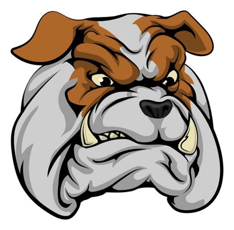 Bulldog Face Logo