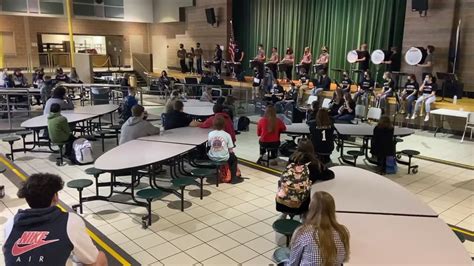 Fhs Jazz Band And Drumline Visited Ags Middle School Today And Rocked The