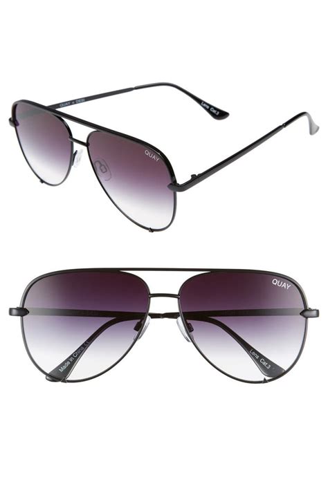 Quay Australia High Key 62mm Aviator Sunglasses Nordstrom