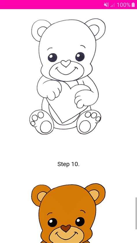 How To Draw Cute Teddy Bearsamazoncaappstore For Android