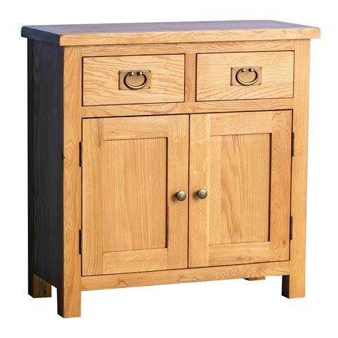 Buy Roselandfurniture Surrey Oak Mini Sideboard Storage Cabinet With