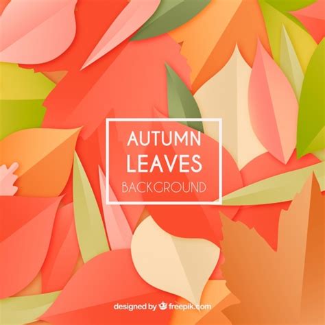 Free Vector Elegant Autumn Background With Flat Design