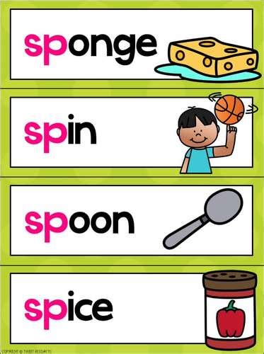 Blends Phonics No Prep Printables For Sp By Tweet Resources Tpt