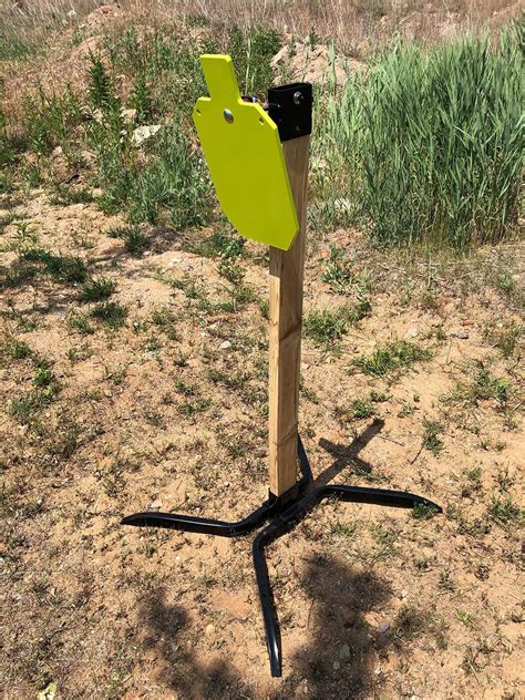 Ar500 Steel Target Stand System 10x16x38 Silhouette With 2x4 Stand