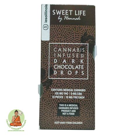 sweet life by hannah cannabis infused dark chocolate drops review nature s care dispensary march