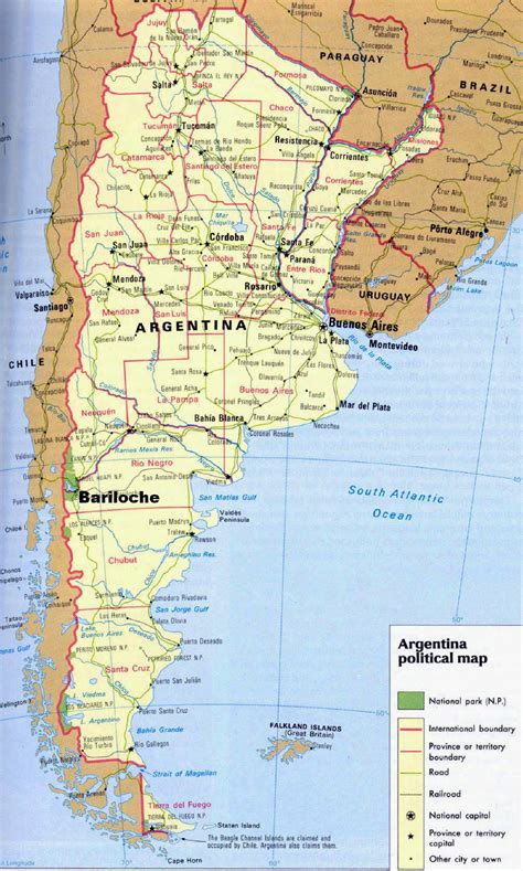Argentina Maps Printable Maps Of Argentina For Download