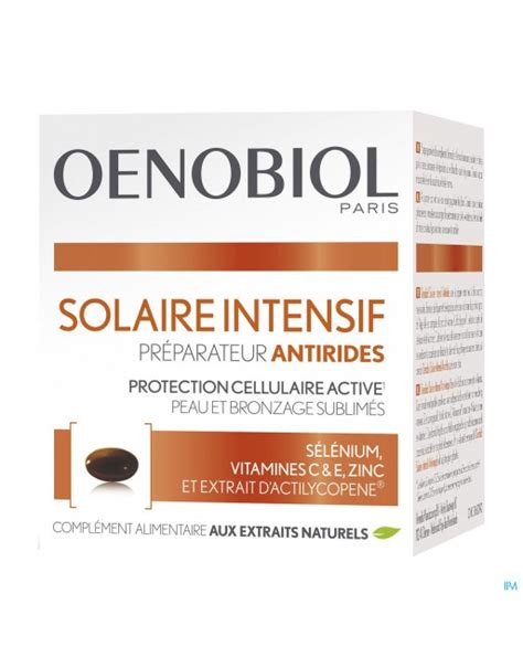 Oenobiol Solaire Intensif Anti âge 30 Capsules