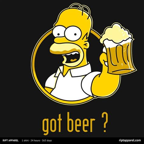Homer Tomando Cerveja