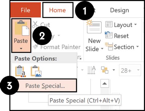 The Paste Special Command In Powerpoint Explained