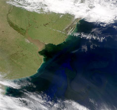Satellite Image Of The Rio De La Plata Estuary Gifex My Xxx Hot Girl