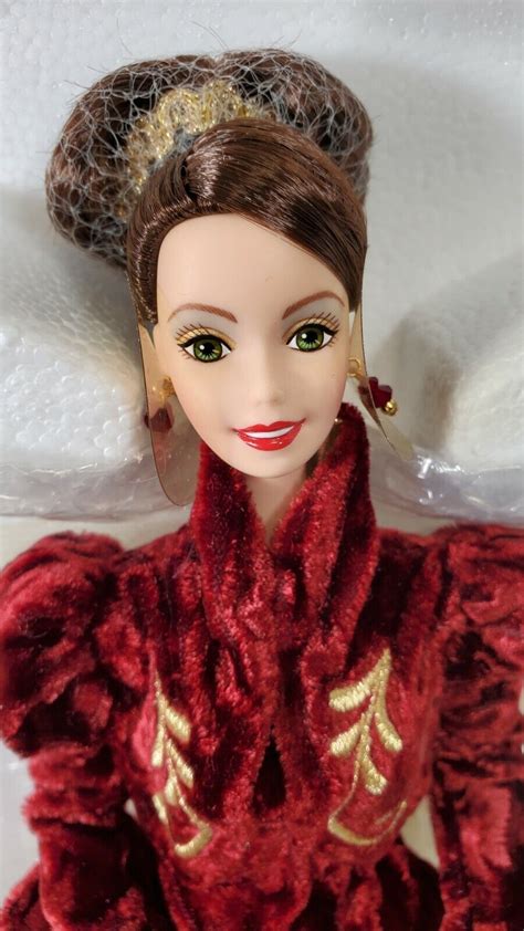 New 1997 Holiday Ball Porcelain Barbie Doll 42452 Limited Edition