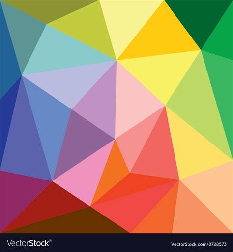 Triangle Colorful Background Royalty Free Vector Image