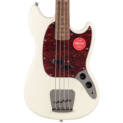 Squier Classic Vibe ‘60s Mustang Bass Olympic White Reverb