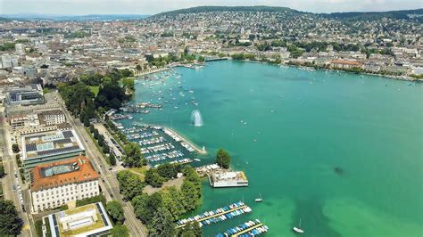 Drone Views Of Switzerland In 4k Zurich Around The Lake Youtube