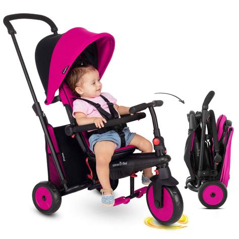 Smartrike Str3 6 Stage Folding Stroller Certified Trike Pink Toys