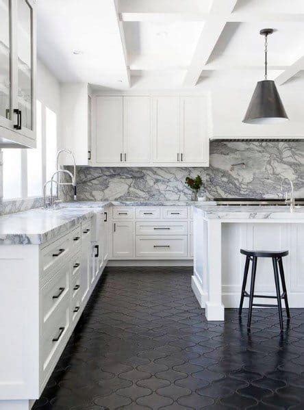 Flooring white kitchen cabinets dark hardwood floors. Top 60 Best Kitchen Flooring Ideas - Cooking Space Floors