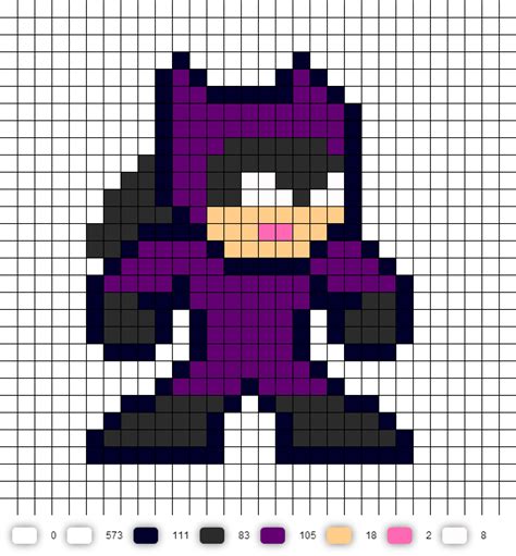 Catwoman Perler Bead Pattern Perler Beads Perler Bead Art Perler