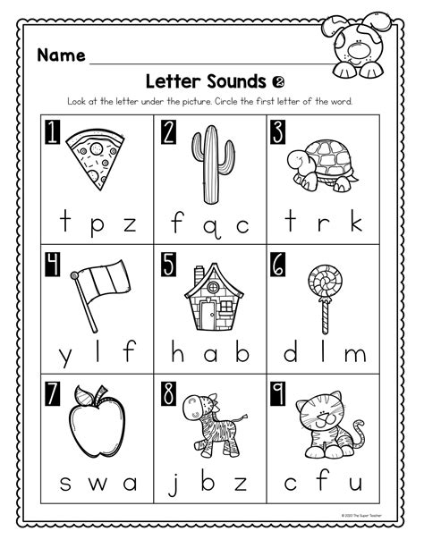 Free And Fun Beginning Sounds Worksheets For Preschools Free And Fun
