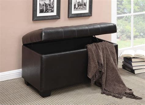 Rectangle coffee table tufted top sofa stores 90254. CS948 Ottoman w/ Storage 500948 Coaster Furniture Ottomans ...