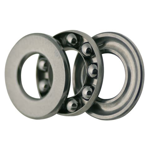 Thrust Ball Bearings - 52100 Chrome & Stainless Steel