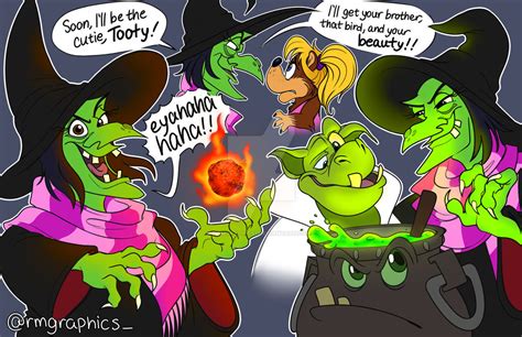 Gruntilda The Witch Banjo Kazooie By Rmgraphics1 On Deviantart