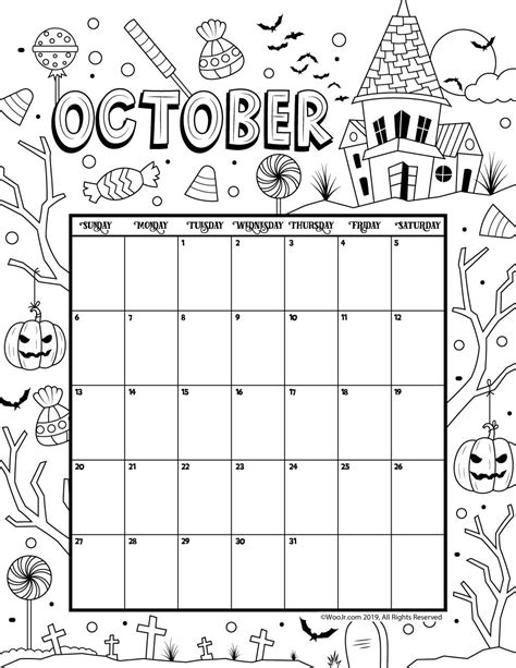 Coloring Pages Kids October Coloring Pages To Print