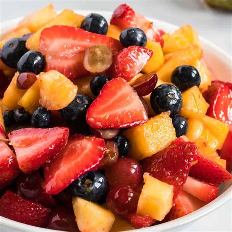 Simple Fruit Salad Recipe With Honey Lime Dressing Build Your Bite