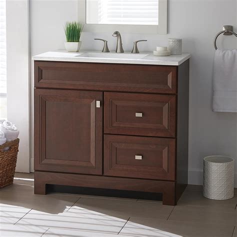 Home Decorators Collection Sedgewood 36 12 In W Bath Vanity In Dark