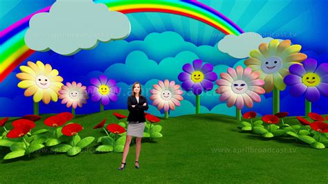 2d3d Green Screen Background Best Suited For A Variety Kids Based Show