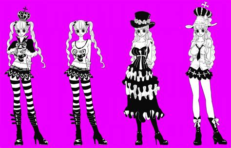 Safebooru 1girl Boots Breasts Character Sheet Cleavage Crown Dress Drill Hair Dual Persona