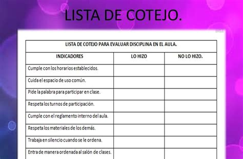 Ejemplo De Lista De Cotejo Para Segundo De Primaria Nuevo Ejemplo Sexiz Pix