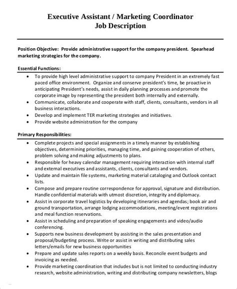 Is a great place to get ahead. 12+ Marketing Assistant Job Description Templates - PDF ...