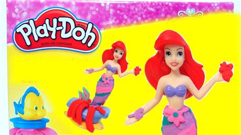 new play doh ariel and undersea friends featuring disney princess youtube