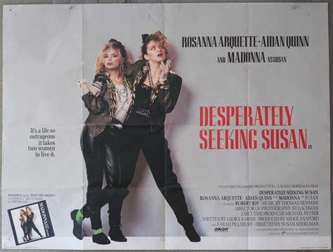 Desperately Seeking Susan Original Movie Poster Uk Quad 40x30 Simon
