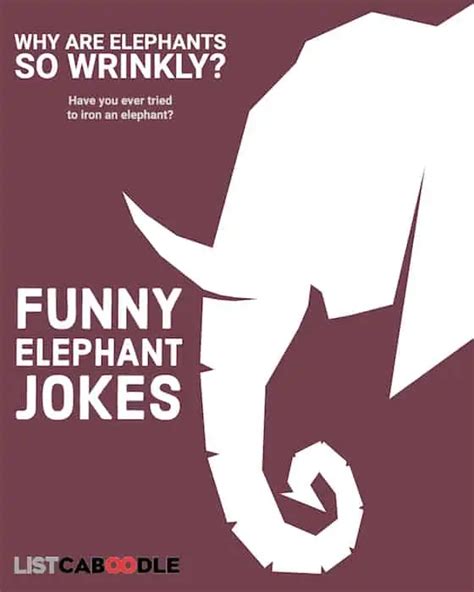 47 Funny Elephant Jokes For A Ton Of Laughs Tusk Tusk