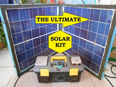 Backup Energy Saver All In One Kit Powered From A Folding Mobile Solar