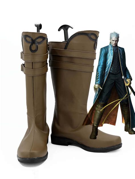 Devil May Cry Dmc Vergil Cosplay Shoes Boots