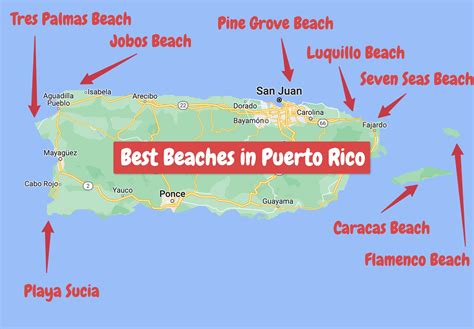 San Juan Puerto Rico Map Of Top Beaches Cokeprovider My Xxx Hot Girl
