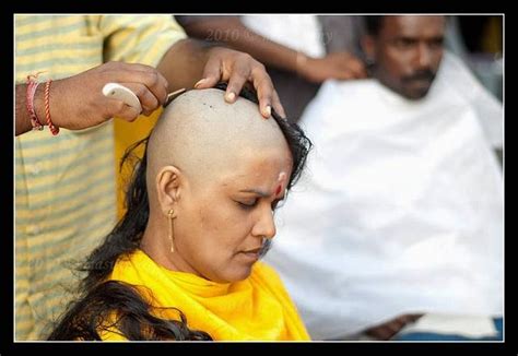 Head Shaved Indians Tamil Womens Thaipusam Headshave Photos 2