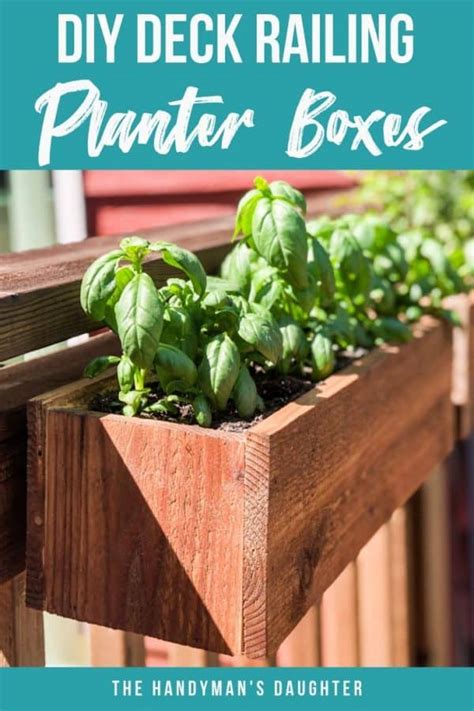 Check spelling or type a new query. DIY Railing Planters for your Deck or Balcony - The ...