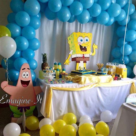 Spongebob Birthday Party Ideas Photo 1 Of 4 Catch My Party
