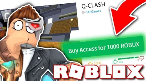 Games That Cost Robux On Roblox