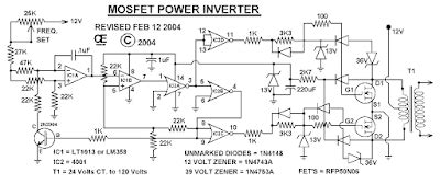 This inverter is designed to power about 2200 watt, the. 1000W Mosfet Power Inverter Circuit - Electronic Circuit