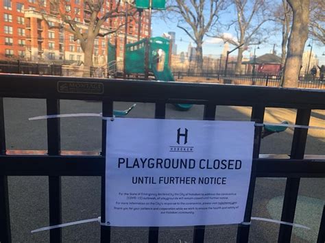 Hoboken Closes Playgrounds Day Cares Amid Coronavirus Hoboken Nj Patch