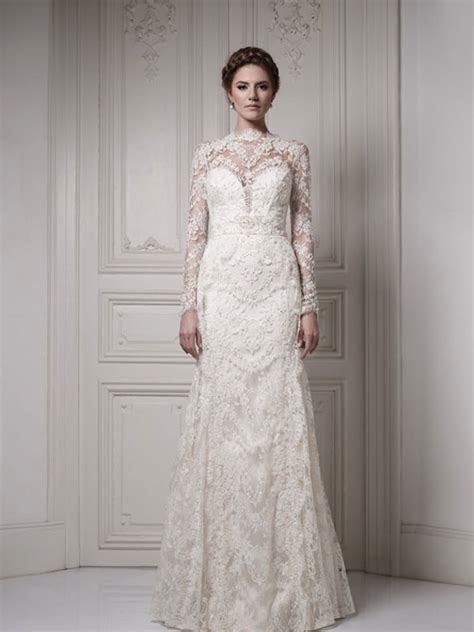 Long Sleeve Lace Wedding Dress Bridal Musings 5 Bridal