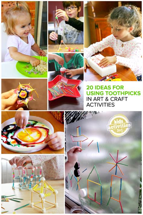 20 Great Ideas For Using Toothpicks In Art And Craft