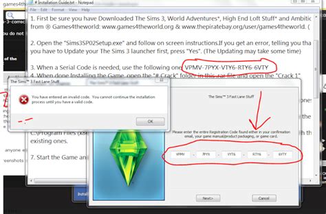 Sims 3 Registration Toutes Les Catégories